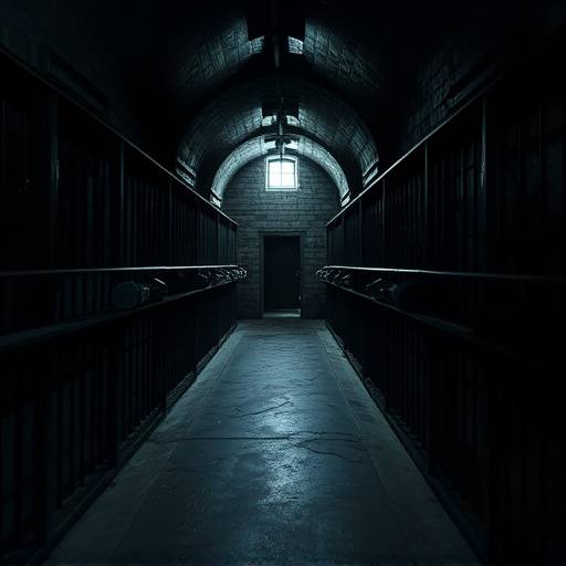 Celda de Alcatraz, mostrando la austeridad del entorno.